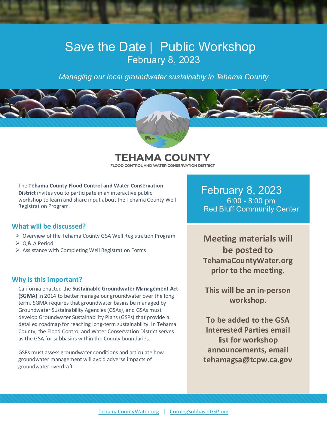 Tehama County Flood Control and Water Conservation District